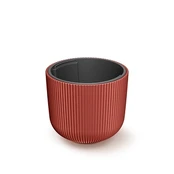 Vazonas Prosperplast Milly DBML300-7598U, plastikinis, Ø 29.8 cm, raudonas