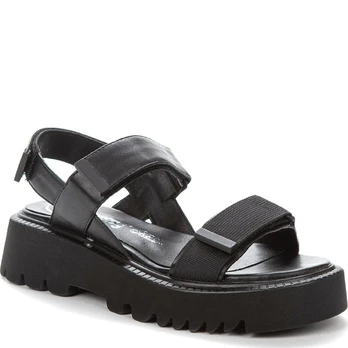 Basutės moterims, Juoda, SANDALS