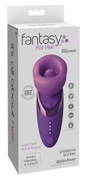 Fantasy For Her ffh Pleasure Sucker Purple Vibratorius