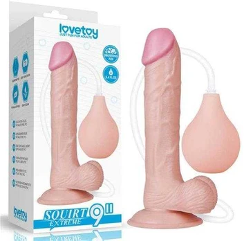LoveToy 9'' Squirt Extreme Dildo