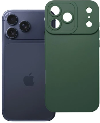 Dėklas Oem Case for iPhone 17 Pro Max / 18 Pro Max Matt 2.0 dark žalias