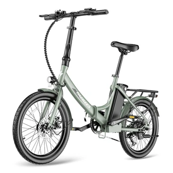 Elektrinis miesto dviratis Fafrees F20 Light 20", žalias
