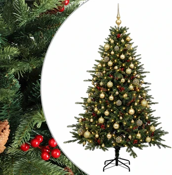 Dirbtinė kalėdinė eglutė su rutuliuku 180 cm 300 LED