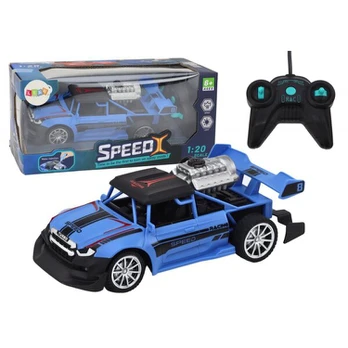 Lean Toys RC Sentence Car 1:20 Smoke Effect Mėlyna Lights