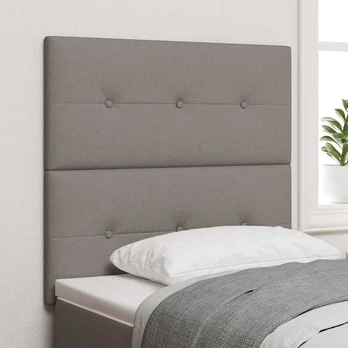 LED Galvūgalis Taupe 100 cm Audinys