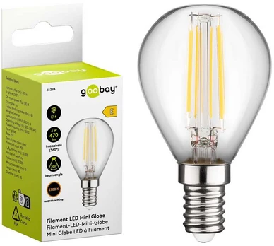 Żarówka LED FILAMENT 4W E14 2700K Globe Goobay E