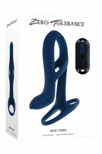 ZERO TOLERANCE BIG TIME Silicone Dual Motor Intimate Machine Remote 14cm
