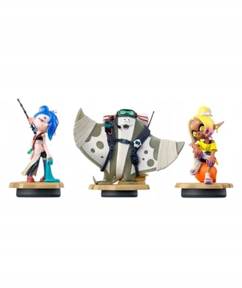 amiibo Splatoon Raiders Shiver, Frye and Big Man