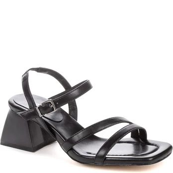 Basutės moterims, Juoda, SANDALS