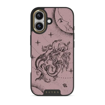 Virgo - iPhone 17 Case, Elite Dark (MagSafe) / Gold / Pink