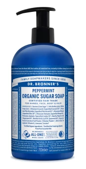 Dr. Bronner's - Organic Sugar Soap Peppermint 710 ml kaina
