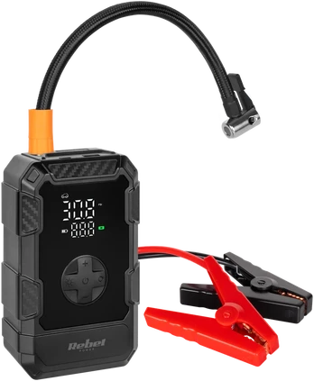 Rebel Jump starter su kompresorem
