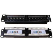 Ostatní DATACOM PATCH PANEL 10" 12p. UTP cat.5e 1U