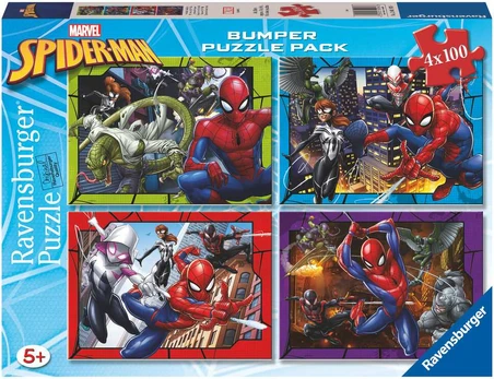 Dėlionė Ravensburger Marvel: Spider-Man - 4x100 dílků