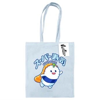 Benjimoji (Super Sushi) Blue Tote Bag