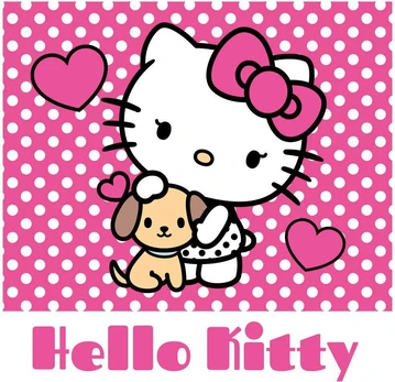 Rankšluostis 30 x 30 Hello Kitty
