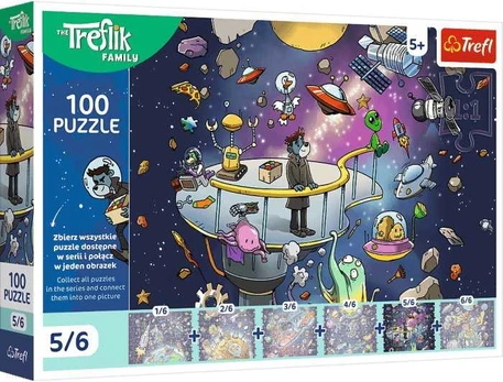 Trefl Dėlionė 100 UFT Bert in Space 16545