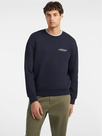 Guess Jeans Džemperis 165573 Mėlyna Classic Fit