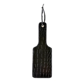 Pipedream Fetish Fantasy Gold Premium Paddle Black Textured Design