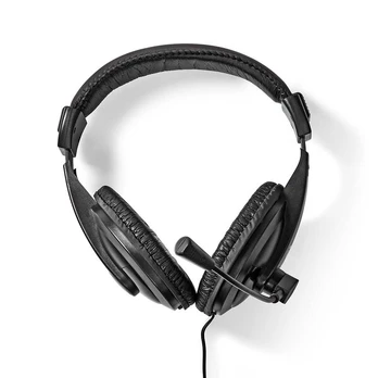 Nedis On-ear austinas ar mikrofonu melnas CHST210BK ()