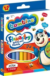 Flomasteriai Bambino, 12 vnt