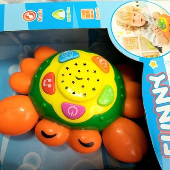 Edukacinis žailas BamBam Linksmas krabas su garsais