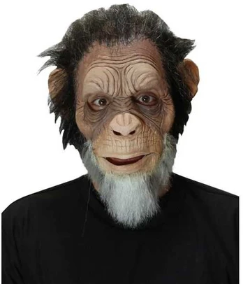 Partychimp Gamle Julius abe maske