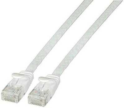 EFB RJ45 U / UTP, 6A kat., PVC, 0,5 m, baltas