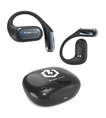 Ausinės PowerLocus Free X Open Ear, atviros, juodos