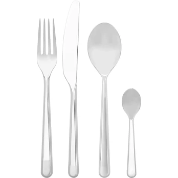Alessi Amici cutlery set 24 pcs. sidabrinis