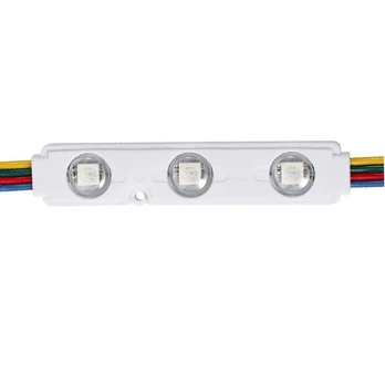 LED modulis, 12V, 0.72W, 3xSMD5050 RGB IP67