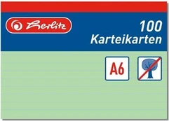 Herlitz Notes A6 žalia