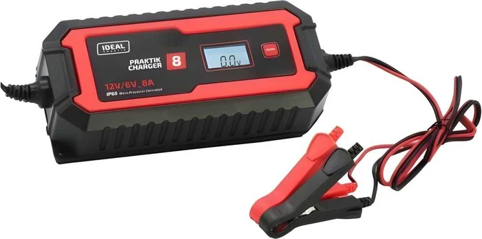 Idealus INTELLIGENT PRAKTIK CHARGER 8 LCD 6/12V