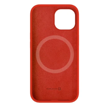 Evelatus iPhone 15 Premium Magsafe Soft Touch silikoninis dėklas Apple raudonas