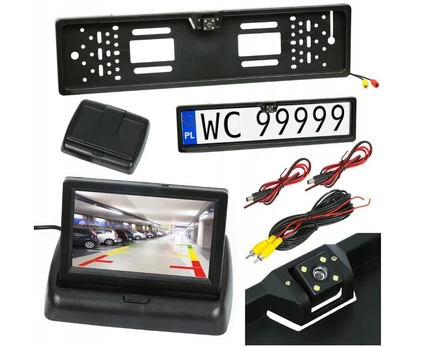 Parkavimo sistema su kamera Interlook PZ704 LPC-4LED