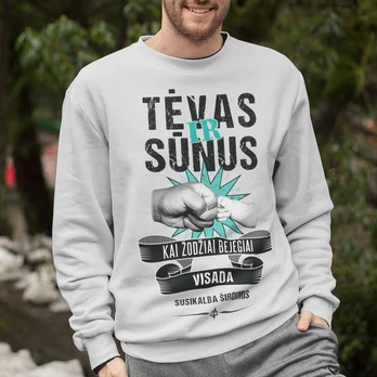 Džemperis "Tėvas ir sūnus" (be kapišono)