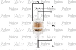 Kuro filtras VALEO 587011 kaina