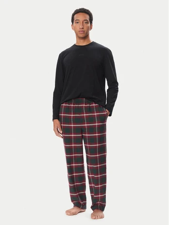 BOSS Pižama Holiday 50550777 Raudona Regular Fit