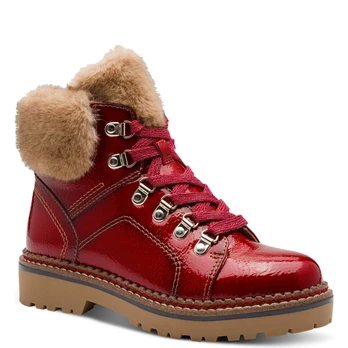 Pašiltinti aulinukai moterims, Raudona, Wm booties