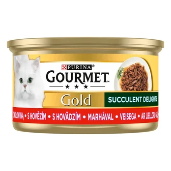 Katėms konservai GOURMET GOLD SUCCULENT DELIGHTS, 85 g