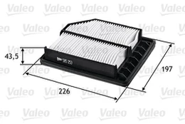 Oro filtras VALEO 585253 kaina
