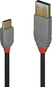 Lindy 3M Usb 2.0 Type A To C Cable, Anthra Line kaina