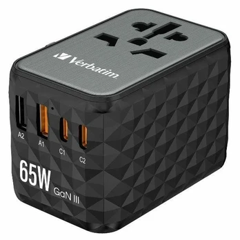 Verbatim UTA-05 Universal travel adapter 65W