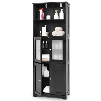 Bonideco Select Vonios spintelė 60x30x163cm., juodos spalvos