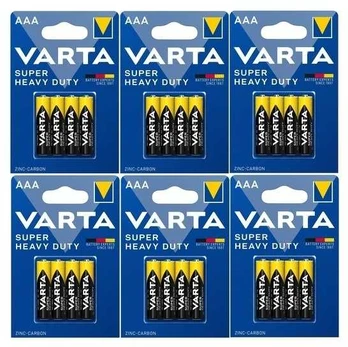 Elementai Varta Super Heavy Duty AAA, 24 vnt