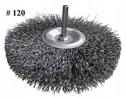 Šlifavimo šepetys su kotu 120 mm