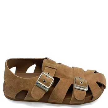 Basutės moterims, Ruda, Sandals