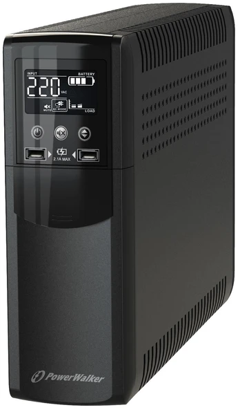 UPS įtampos stabilizatorius BlueWalker VI 1000 CSW, 600 W