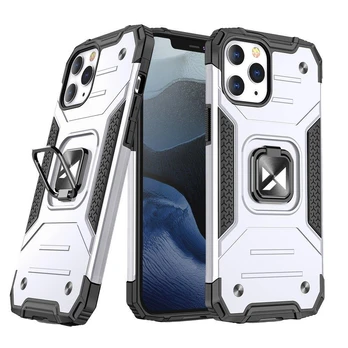 Wozinsky Ring Armor dėklas skirtas iPhone 13 Pro Max, sidabrinis