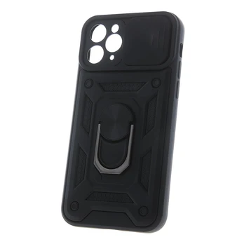 Dėklas TelForceone Defender Slide case for Xiaomi Redmi Note 9s / 9 Pro / 9 Pro Max juodas